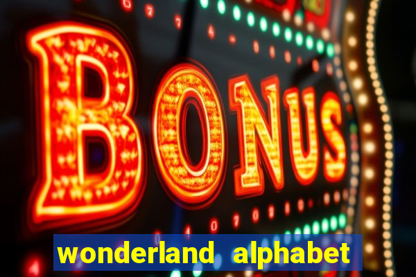 wonderland alphabet comic studio